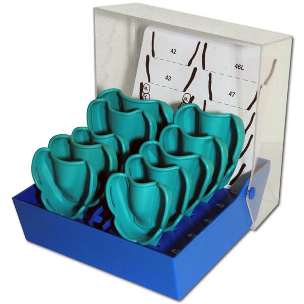 Border-Lock® formbare Einweg-Abdrucklöffel, bezahnt - Starter Kit - OK 42 - 49, Packung 10 Stück