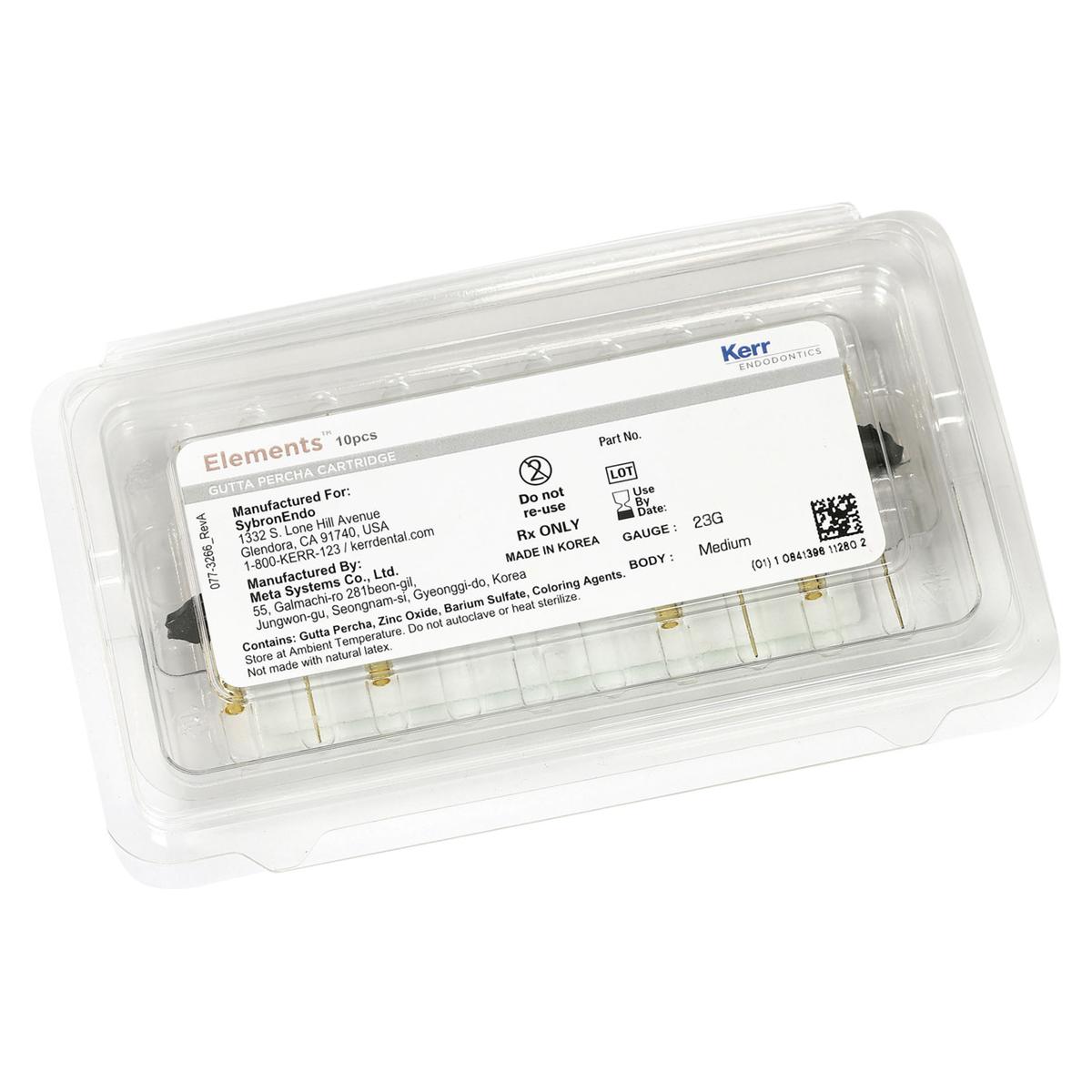 Elements™ Guttapercha-Kartuschen, GOLD - Medium Body, 23G, Kartuschen 10 Stück