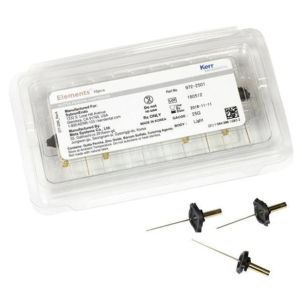 Elements™ Guttapercha-Kartuschen, GOLD - Light Body, 25G, Kartuschen 10 Stück