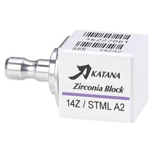 KATANA™ ZIRCONIA BLOCK STML - Nachfüllpackung - A2, Größe 14Z, Packung 5 Stück