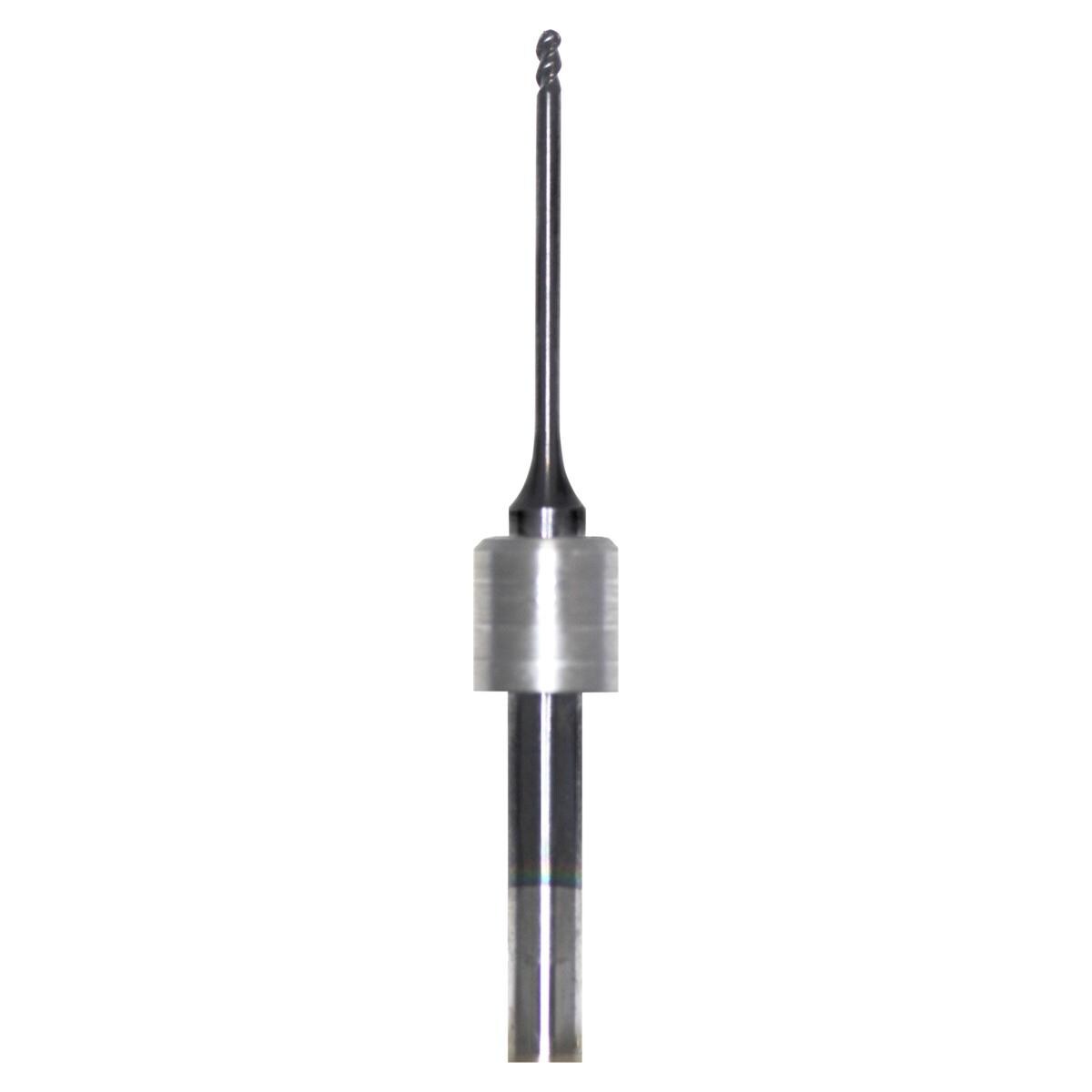 CAD/CAM-Fräser für Zirkon - kompatibel mit Amann Girrbach, diamantbeschichtet - Figur XDZ A3010R/3, Ø 1,0 mm, 3-schneidig