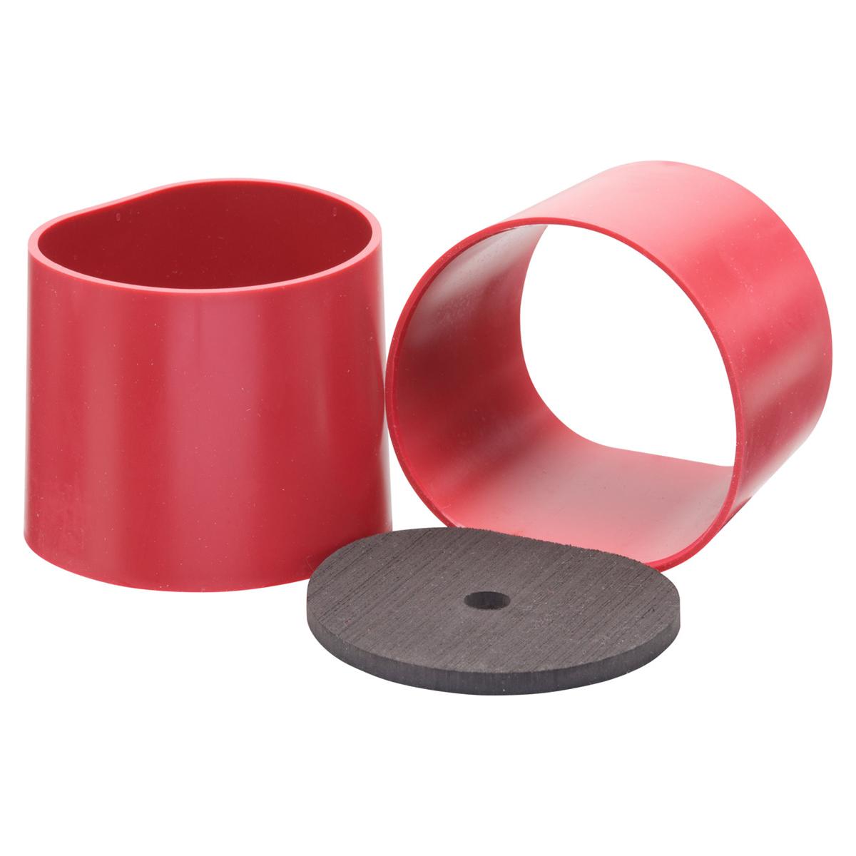 Muffelformer - Klein, rot, Packung 4 Stück