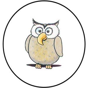 Happy-Design KFO-Einlegemotive - Eule, Packung 20 Stück