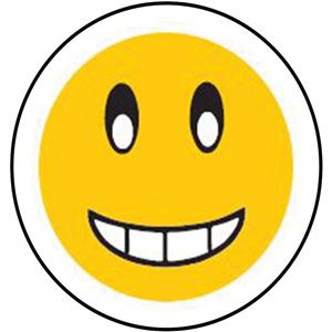 Happy-Design KFO-Einlegemotive - Smiley, Packung 20 Stück