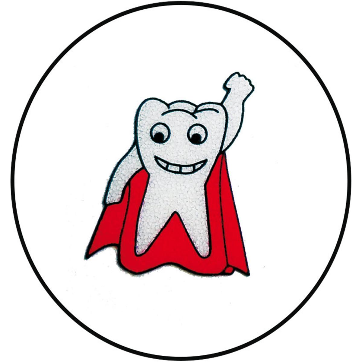 Happy-Design KFO-Einlegemotive - Superzahn, Packung 20 Stück