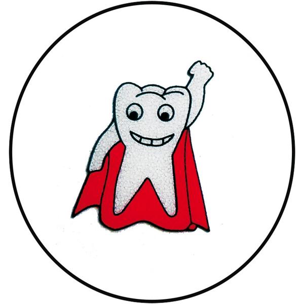 Happy-Design KFO-Einlegemotive - Superzahn, Packung 20 Stück