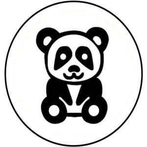 Happy-Design KFO-Einlegemotive - Panda, Packung 20 Stück