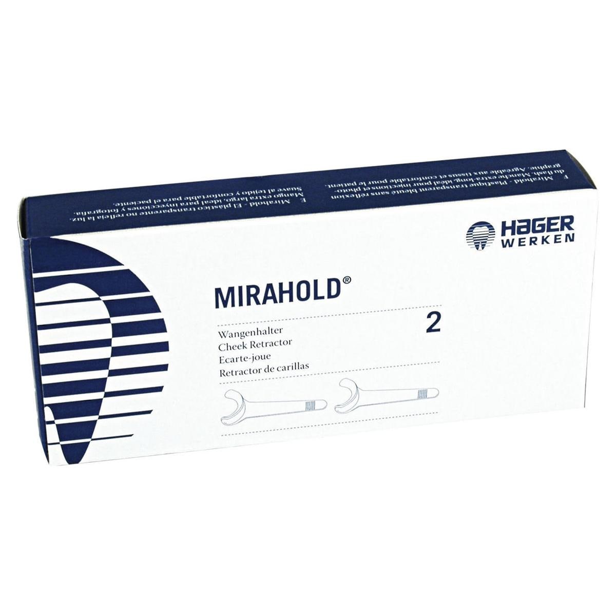 Mirahold Wangenhalter - Erwachsenengröße, Packung 2 Stück