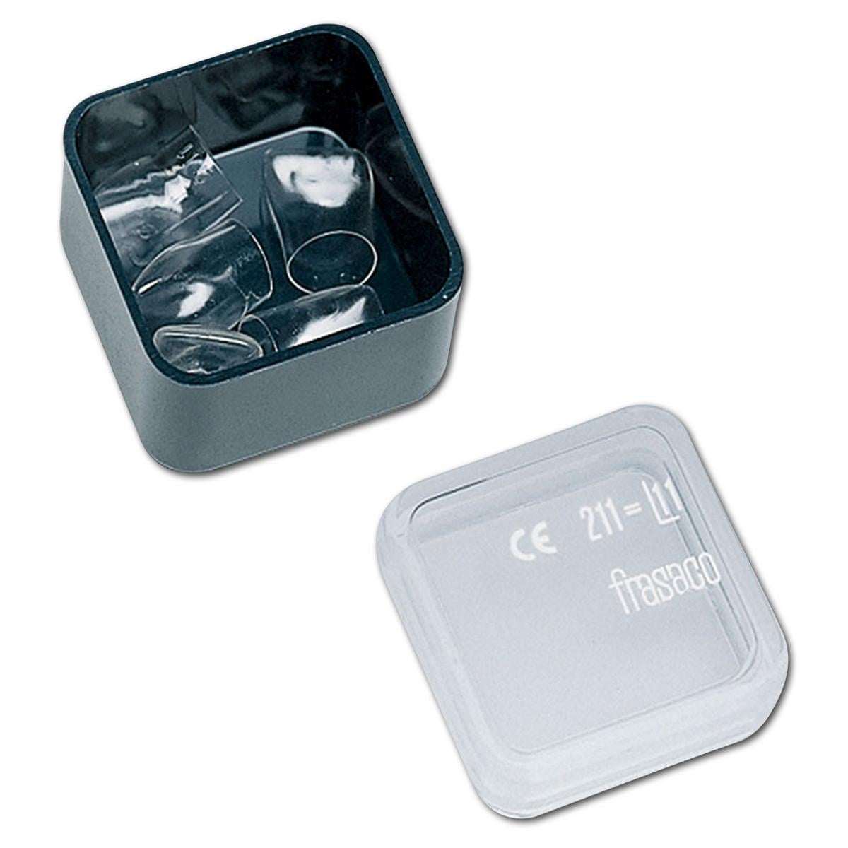 Stripkronen (ST-5K und ST-5E) - Einzelgrößen - Seitlicher Schneidezahn, Form 123: klar, Packung 5 Stück