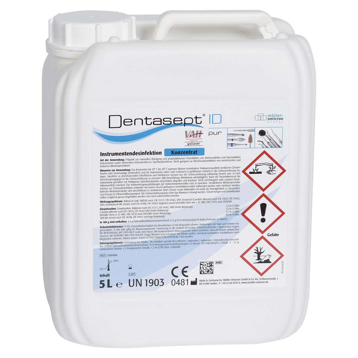 Dentasept® ID pur - Kanister 5 Liter