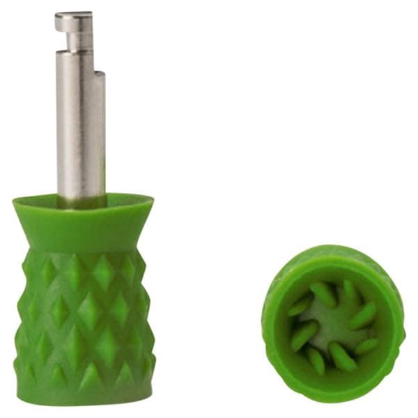 Proxeo TWIST LatchShort Prophy-Kelche - Fest, dunkelgrün, Packung 100 Stück