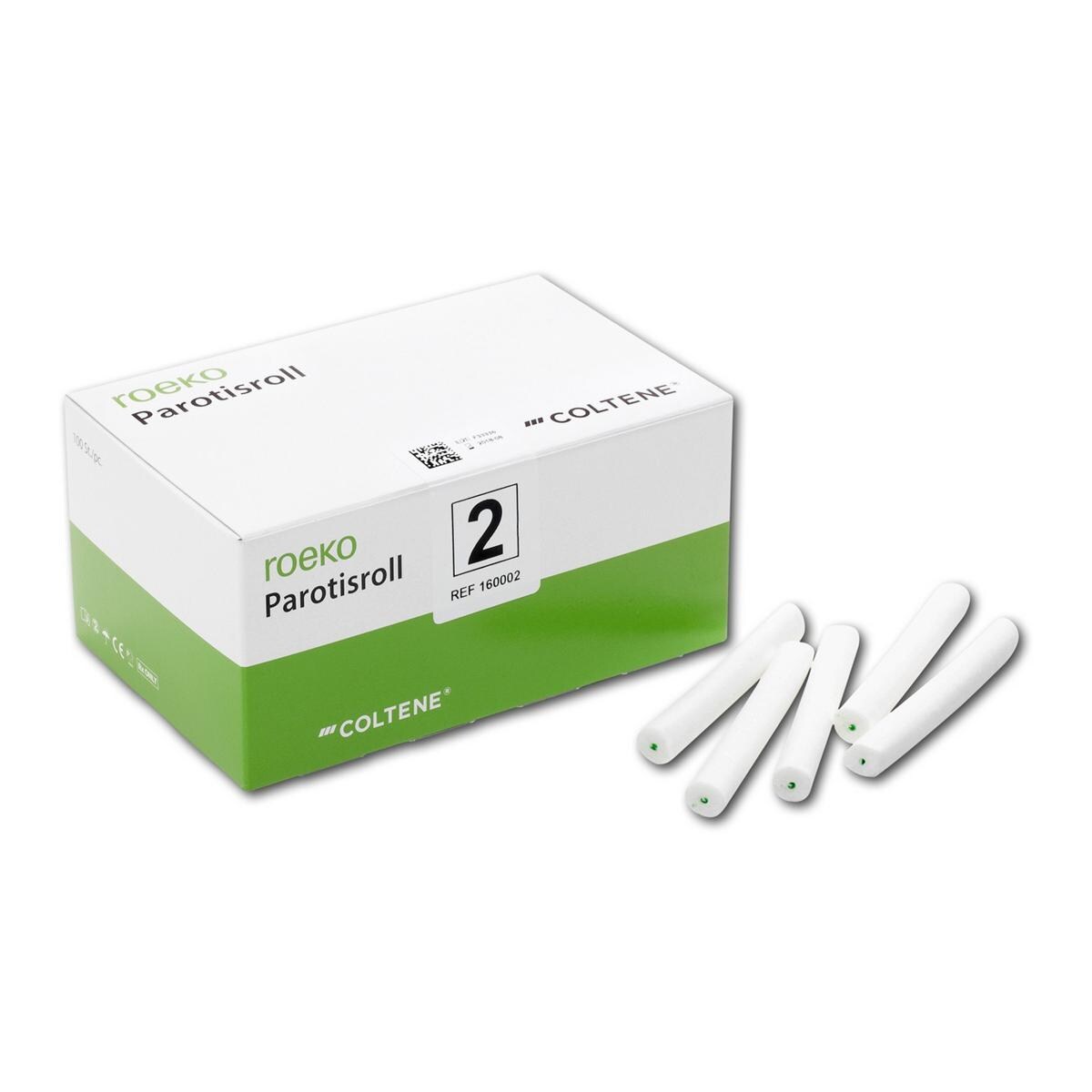 roeko Parotisroll - Größe 1, Länge 80 mm, Ø 9 mm, Packung 100 Stück