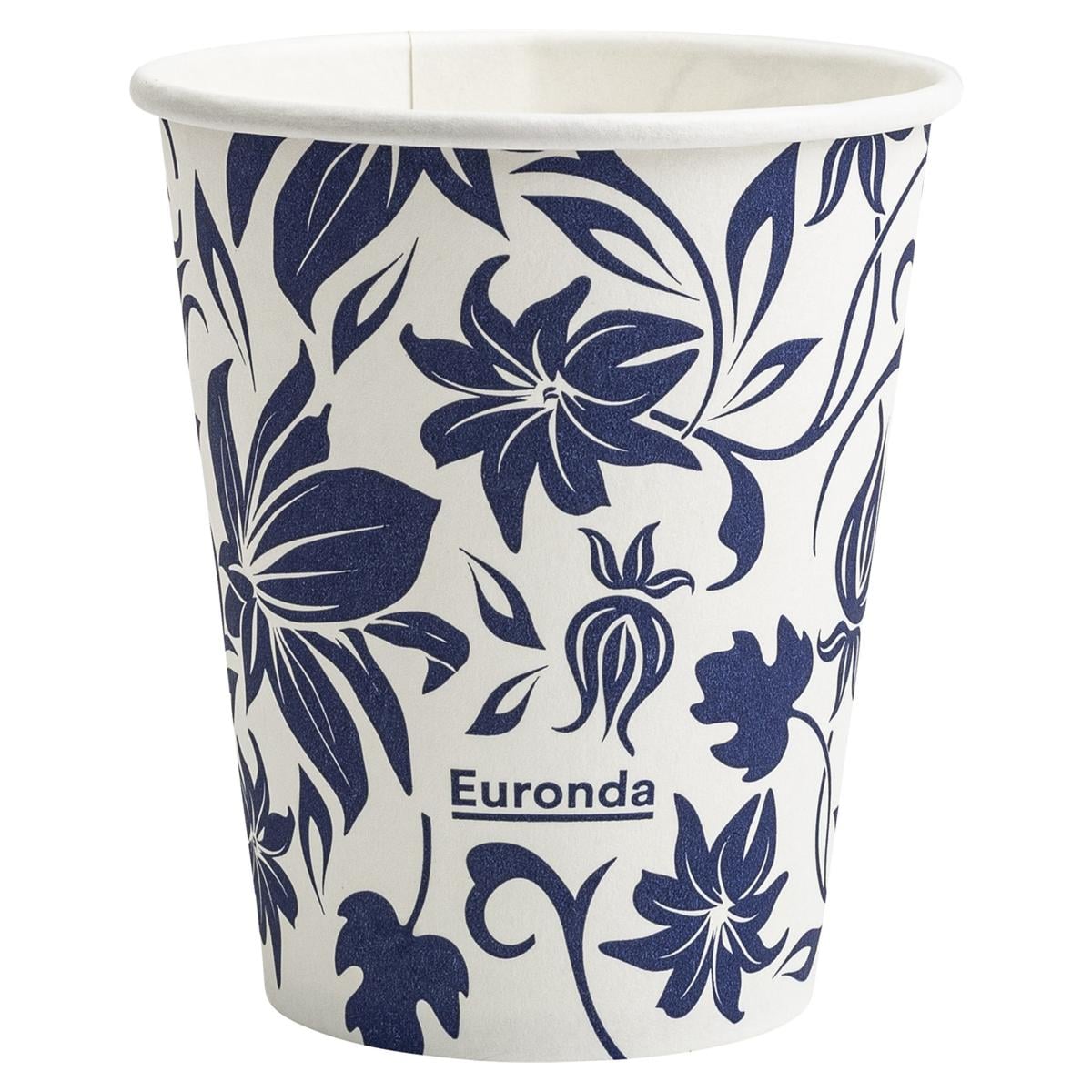 Monoart® Mundspülbecher Hartpapier - Flower-Blau, Packung 1.000 Stück