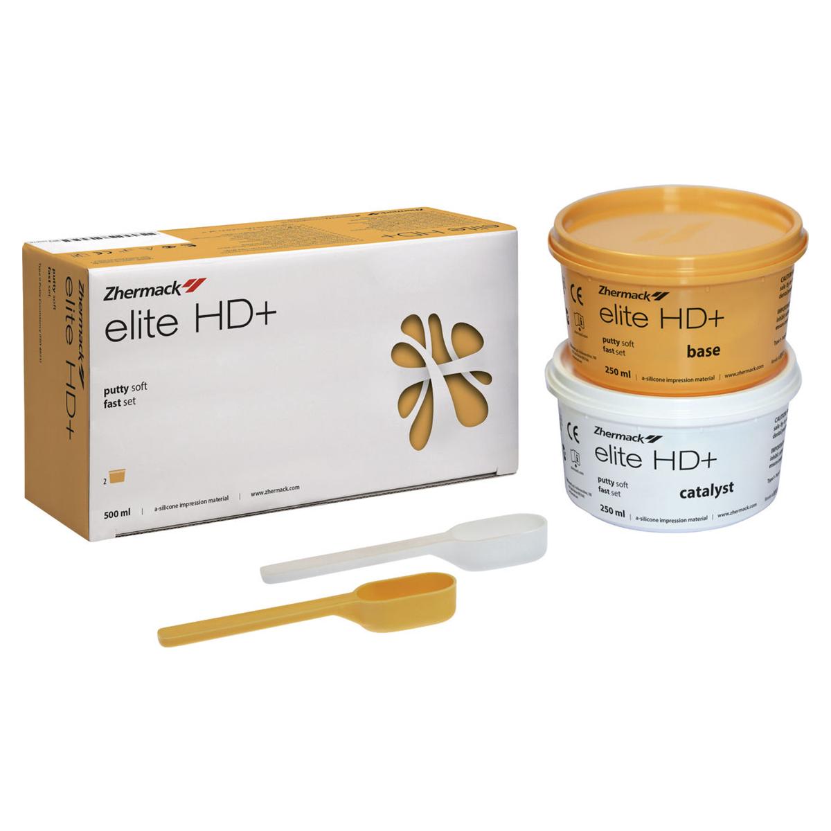 Zhermack elite HD+ putty soft - Fast, Dosen 2 x 250 ml