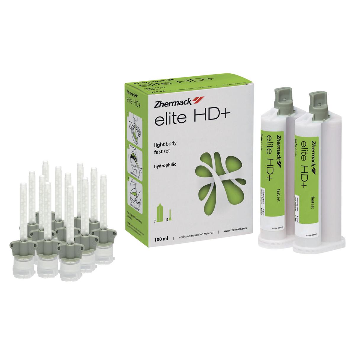 Zhermack elite HD+ light body - Fast, Kartuschen 2 x 50 ml