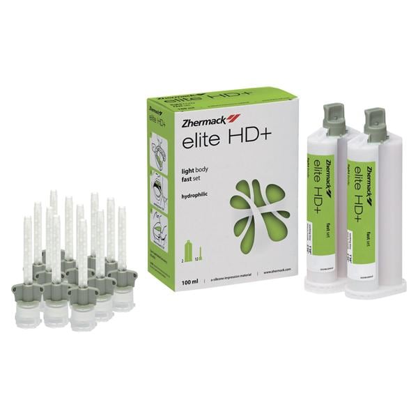Zhermack elite HD+ light body - Fast, Kartuschen 2 x 50 ml