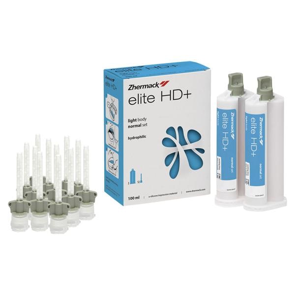 Zhermack elite HD+ light body - Normalhärtend, Kartuschen 2 x 50 ml