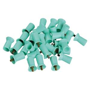 Screw-Type Cups - Gerippt, türkis, weich, 9000/30, Packung 30 Stück