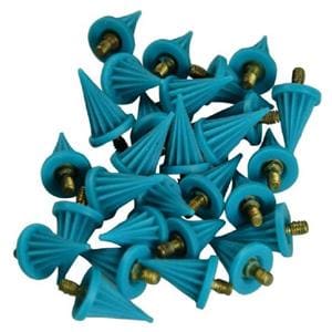 Screw-Type Cups - Spitz, türkis, weich, 9003/30, Packung 30 Stück