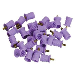 Screw-Type Cups - Spirale, violett, weich, 9004/30, Packung 30 Stück