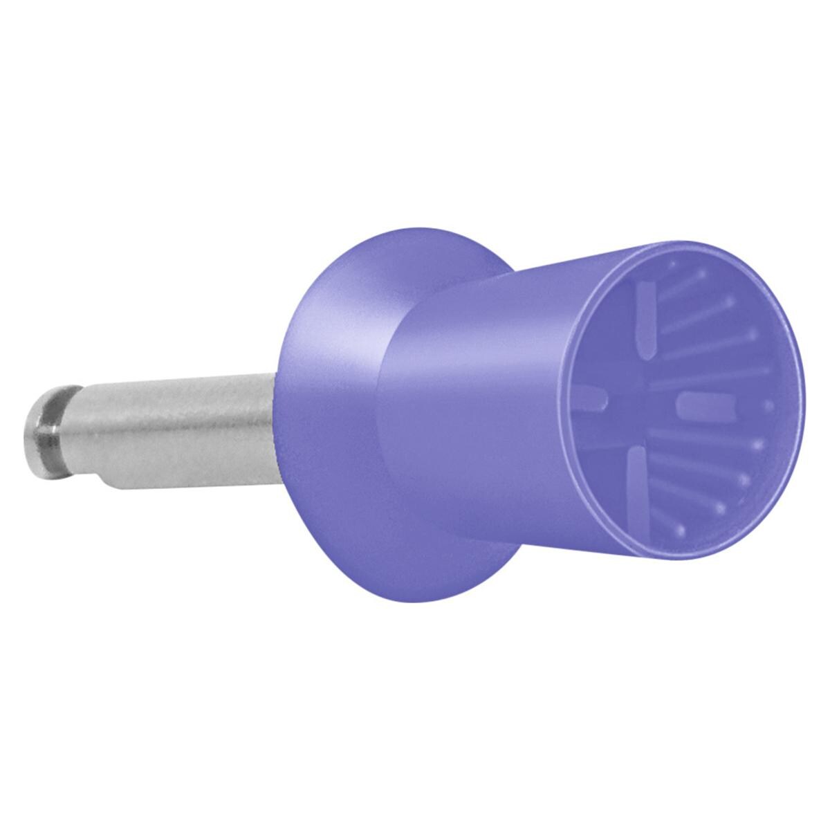 Prophylaxepolierer, montiert für Winkelstück - Lila - mittel, Packung 24 Stück