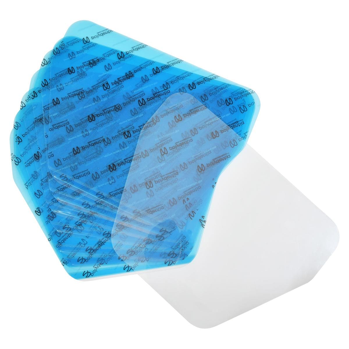 Vista-Tec Clipon Gesichtsschutzschilde - Nachfüllpackung - Klar, Packung 10 Stück