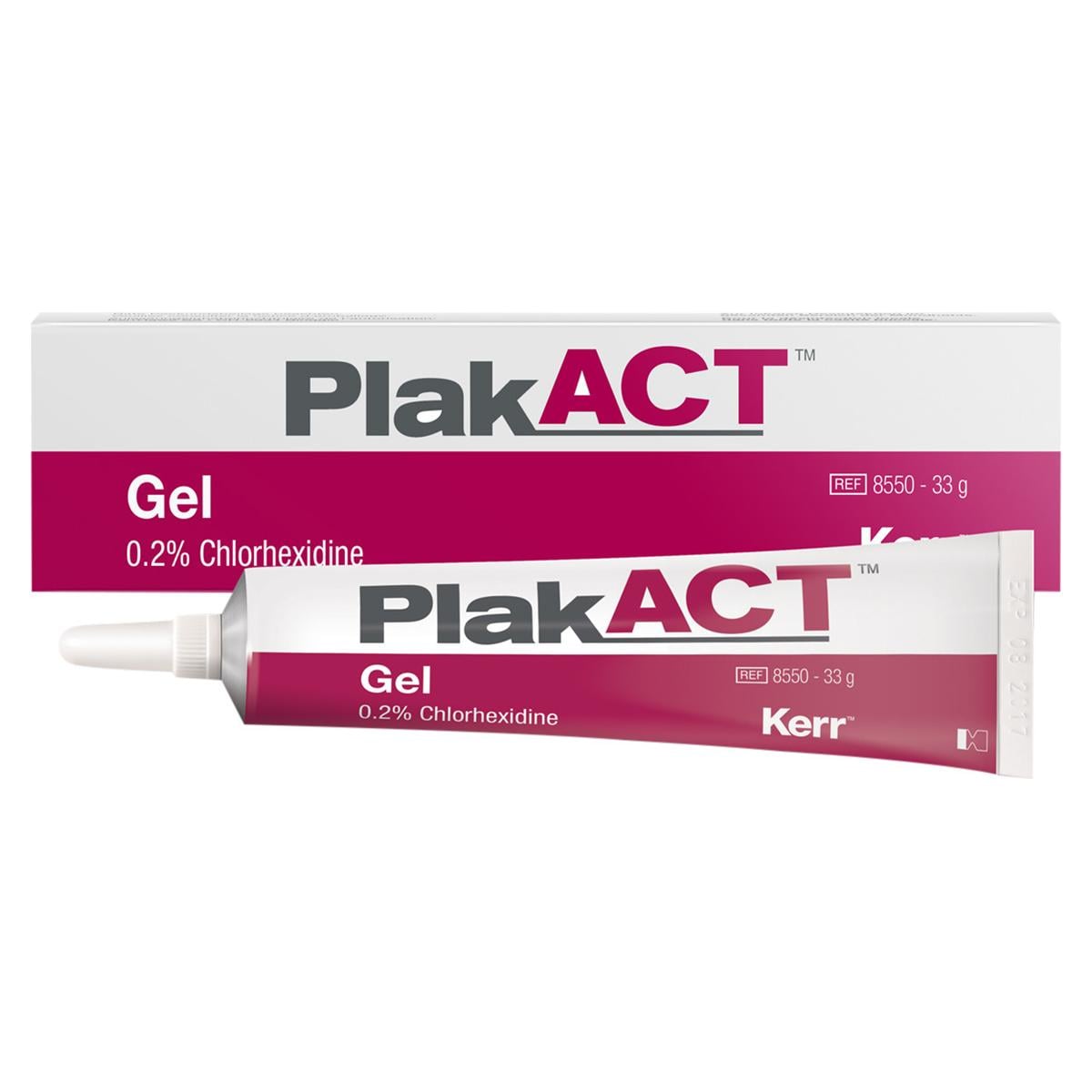 PlakACT™ Gel, 0,2 % Chlorhexidin - Tube 33 g