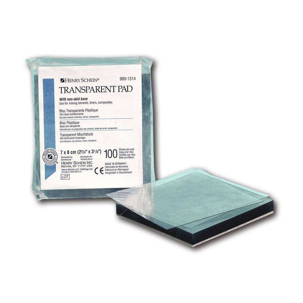 HS-Anmischblock Acetat - Format 8 x 14 cm, Block 100 Blatt