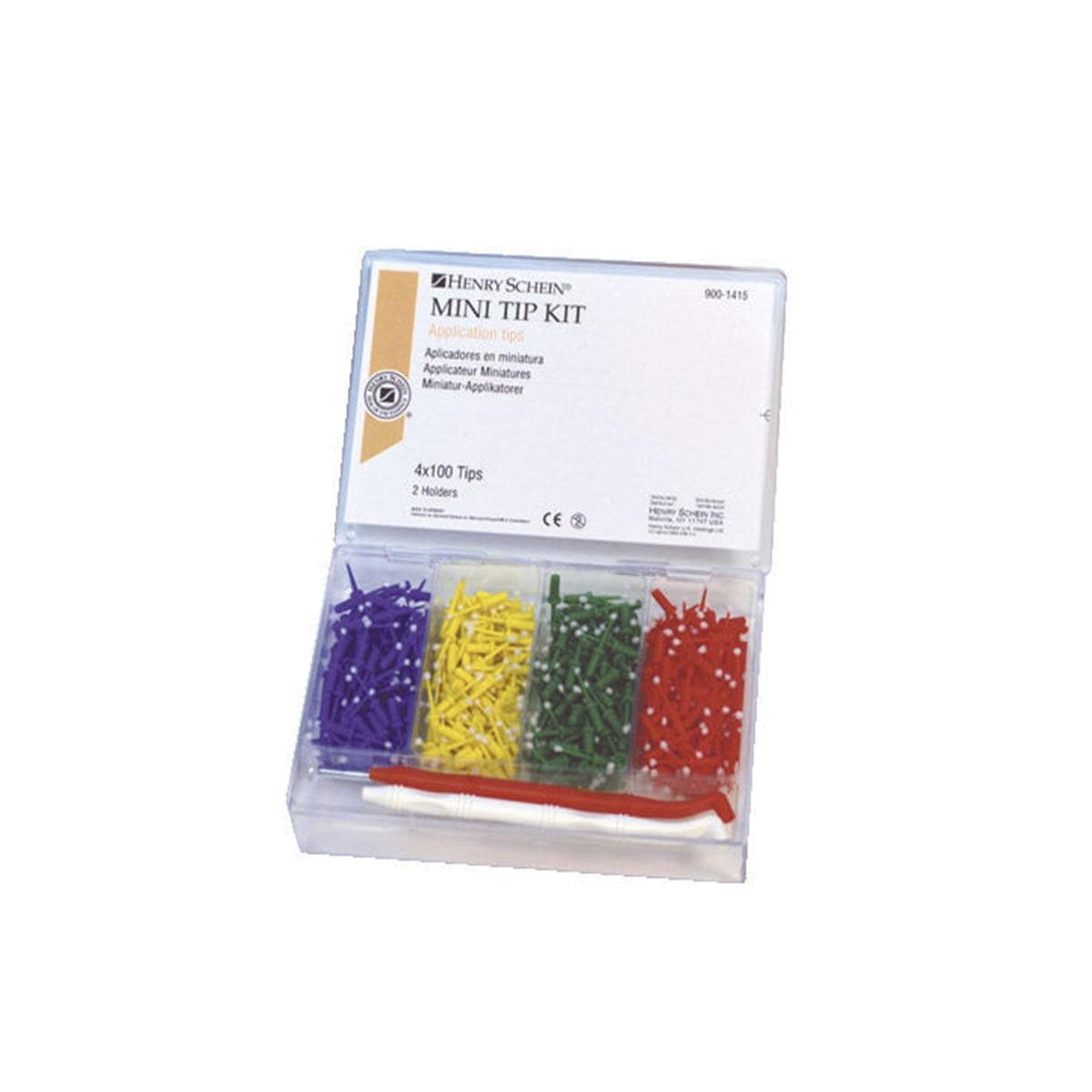 HS-Microtips, Mini Tip - Einfarbig - Gelb, Beutel 100 Stück