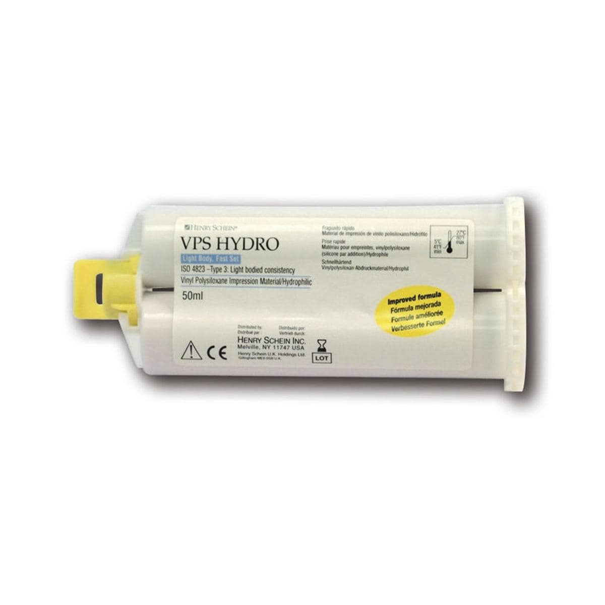 HS-A Silikon Light Body, VPS Hydro - Nachfüllpackung - Fast - orange, Kartuschen 4 x 50 ml