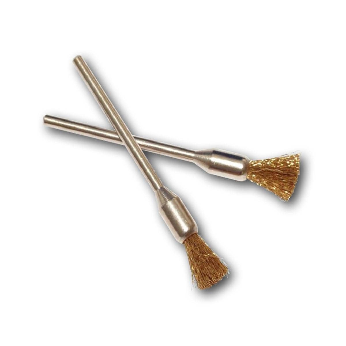 HS-Pinselbürste Messing - Packung 12 Stück