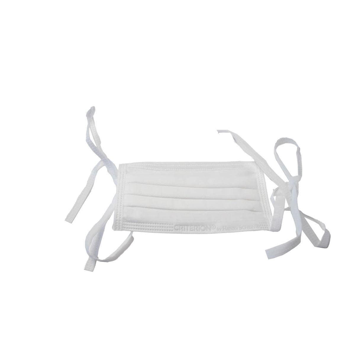 HS-Criterion® Mundschutz chirurgisch zum Binden - Weiß, 3-lagig, Packung 50 Stück