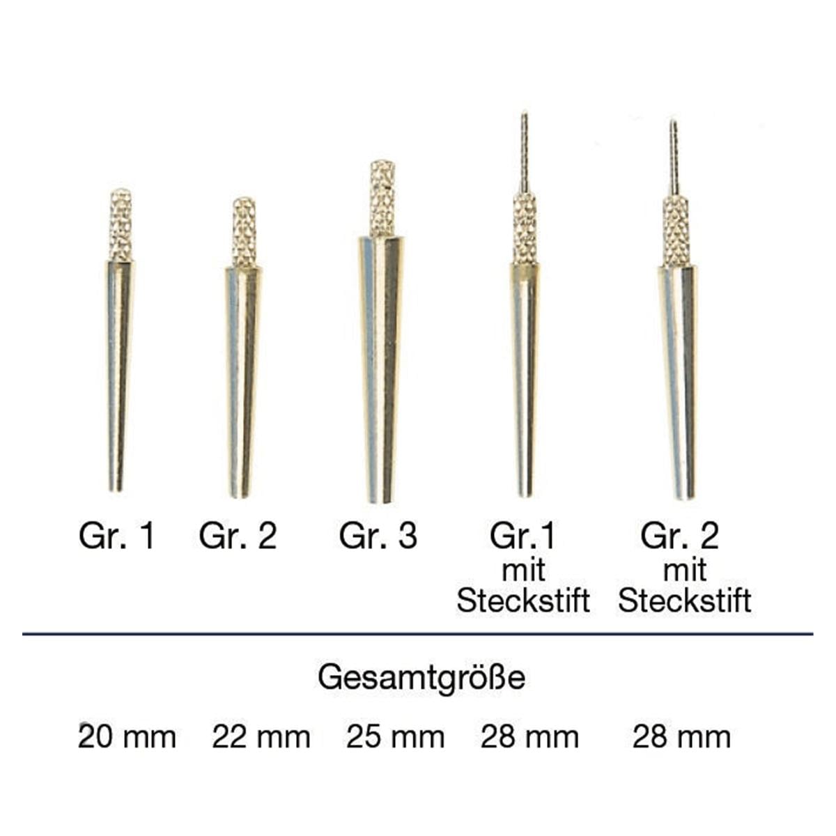 HS-Dowel-Pins - Standard-Ausführung, Größe 3, Packung 100 Stück