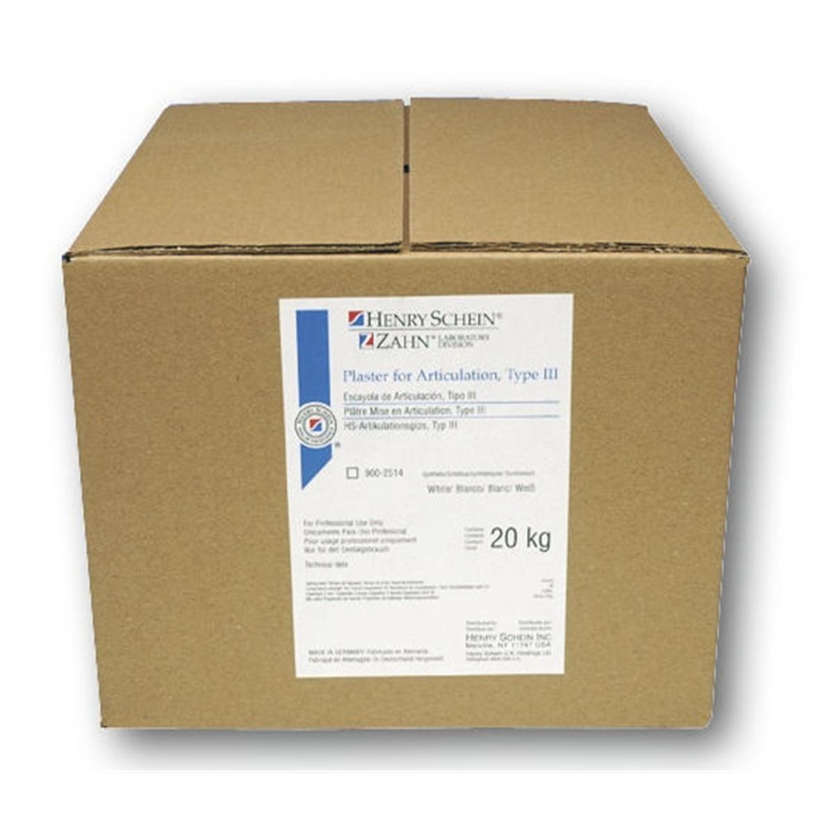 HS-Artikulationsgips Synthetisch weiß - Karton 20 kg