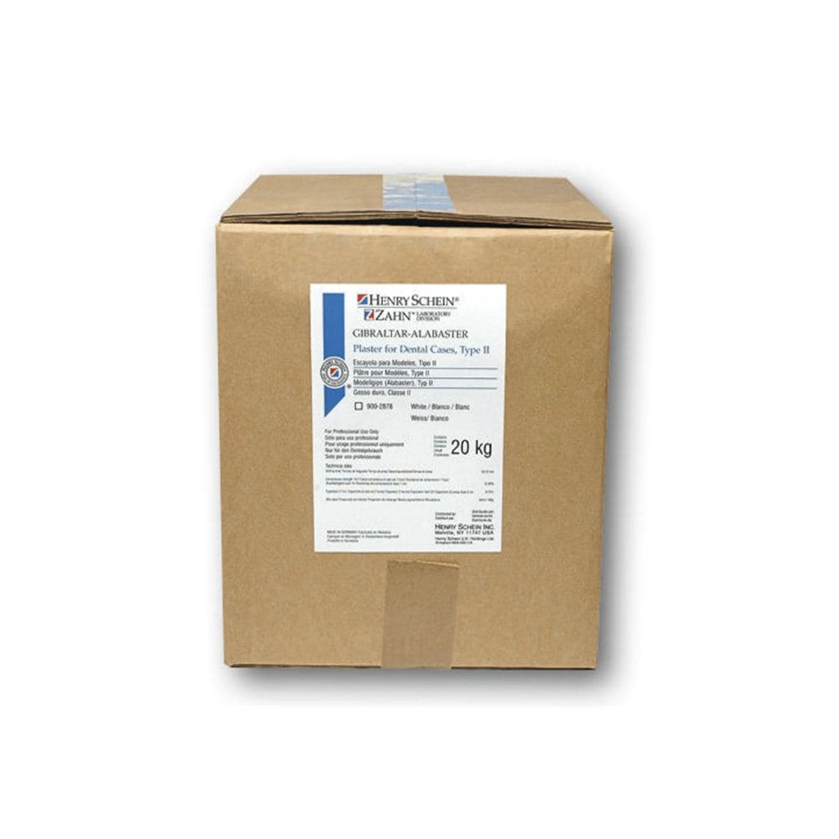 HS-Alabastergips naturweiß, Gibraltar Alabaster - Karton 20 kg