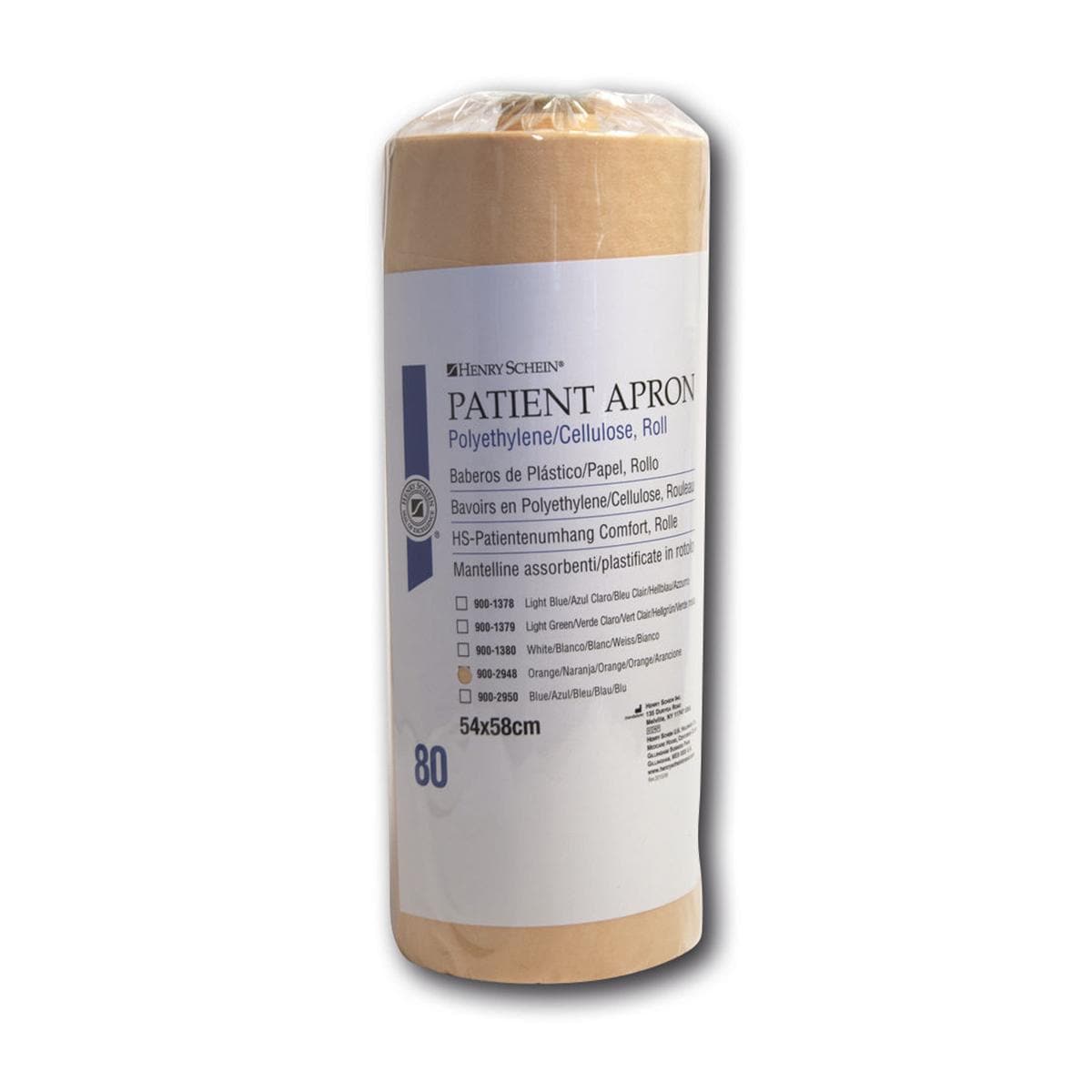 HS-Patientenumhang Comfort - Orange, Rolle 80 Stück