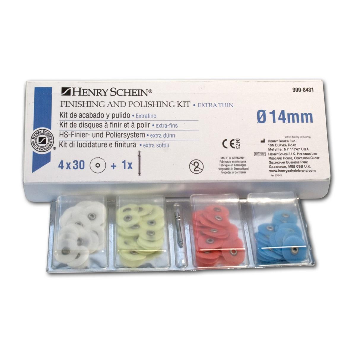 HS-Finier- und Polierscheiben extradünn - Starter Kit - Ø 14 mm