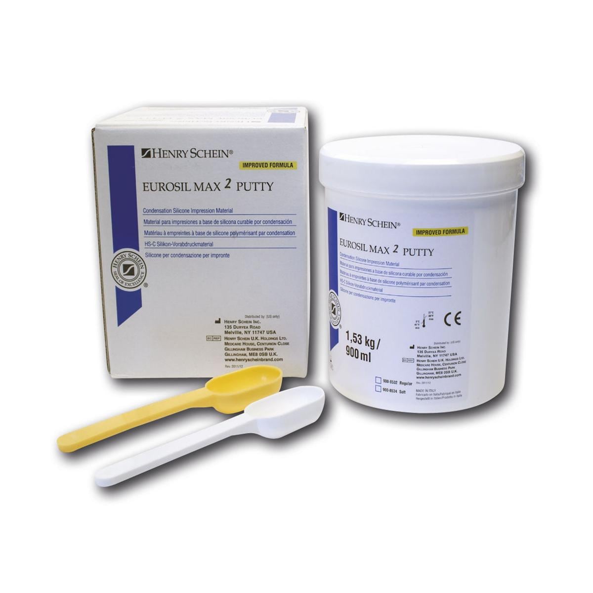 HS-C Silikon 2, Eurosil Max 2 Putty - Knet Normal, Dose 900 ml (1,53 kg)