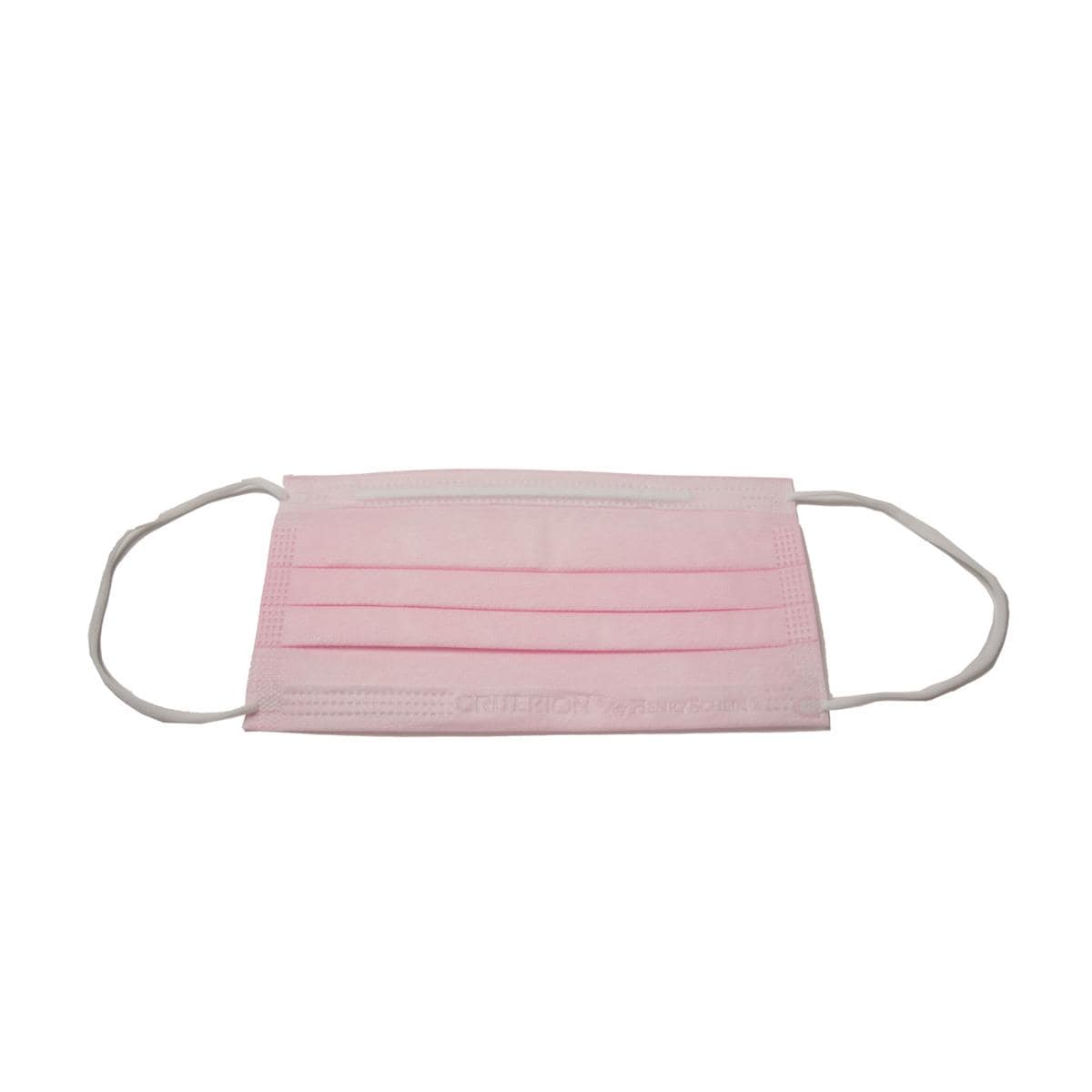 HS-Criterion® Mundschutz mit elastischen Ohrenschlaufen - Rosa, 3-lagig, Packung 50 Stück