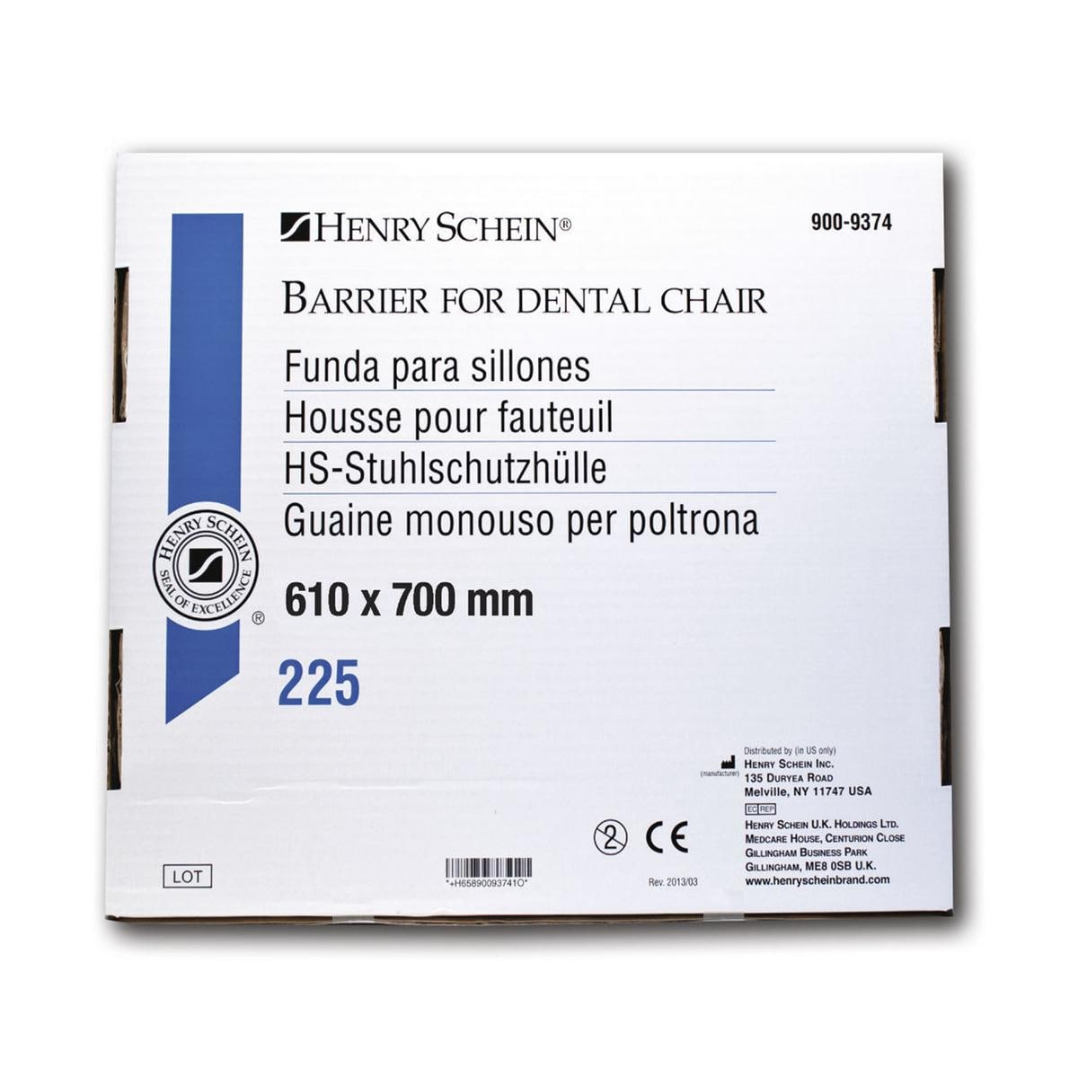 HS-Hygiene Abdeckungen - Für Patientenstühle, 610 x 700 mm, Packung 225 Stück