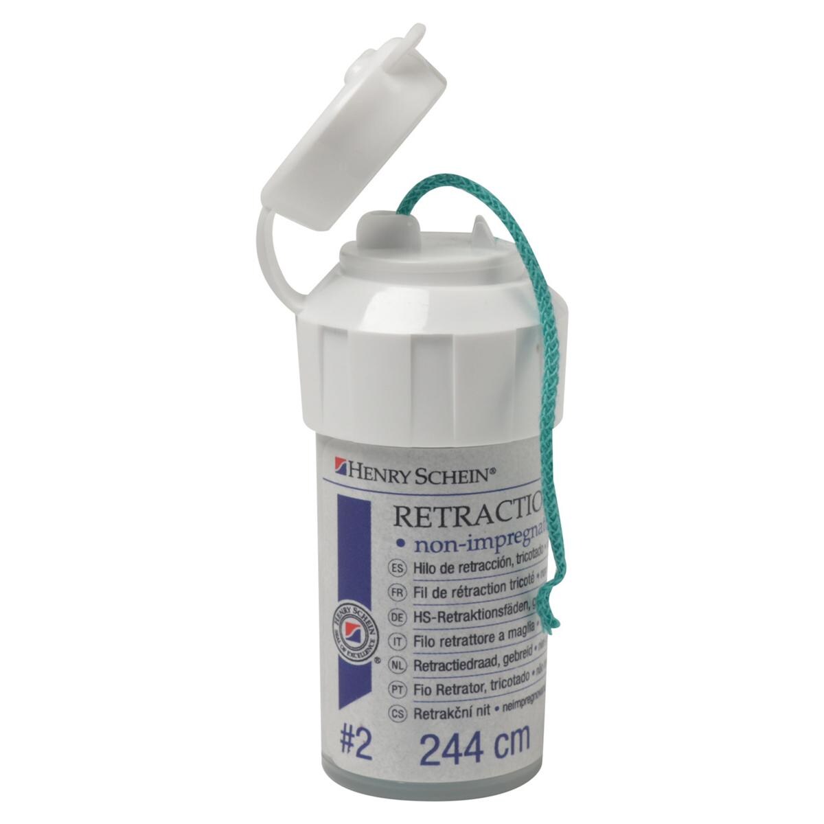 HS-Retraktionsfäden gestrickt - Größe 2, grün