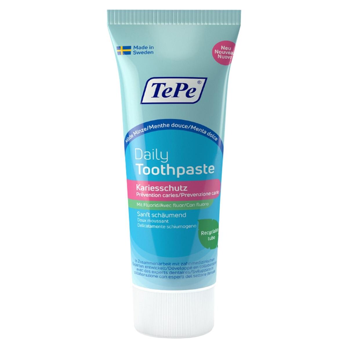 TePe Daily™ Zahnpasta - Erwachsene, Tube 75 ml