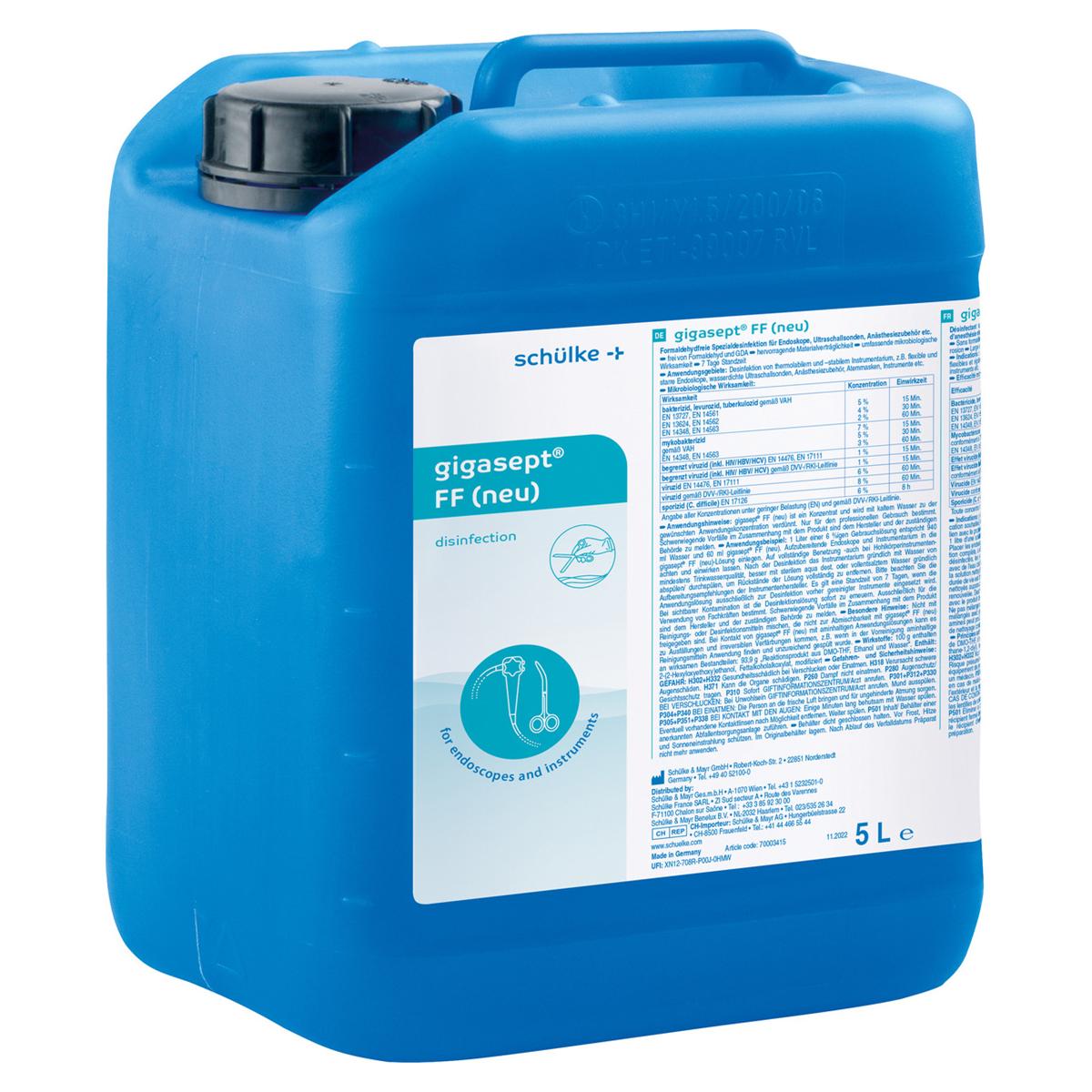 gigasept® FF neu - Kanister 5 Liter