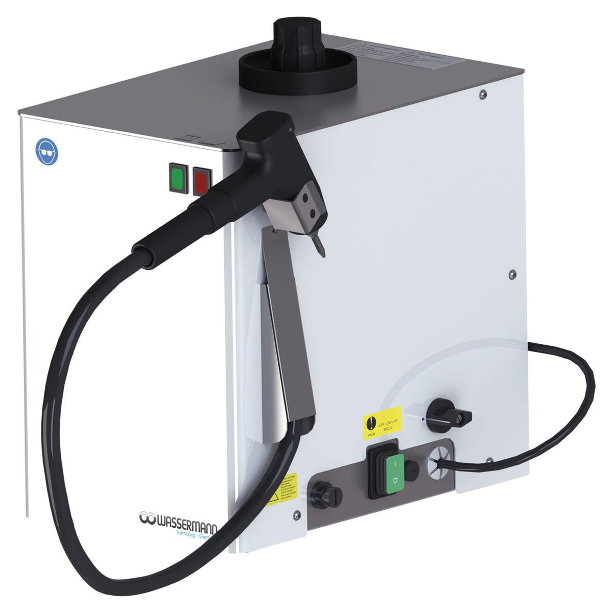 Wasi-Steam Classic II - Dampfstrahlgerät - Edelstahl Weiß