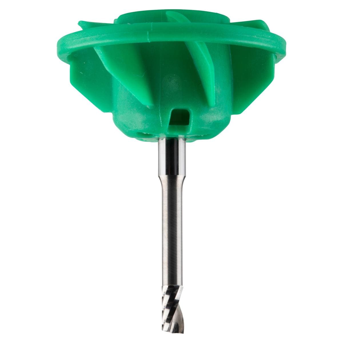 AIRTOOL-Fräser für E4 und E5 Modelle - Zylindrischer-Einzahnfräser, für Wachs und Kunststoffe (PMMA), Ø 2,5 mm, grün