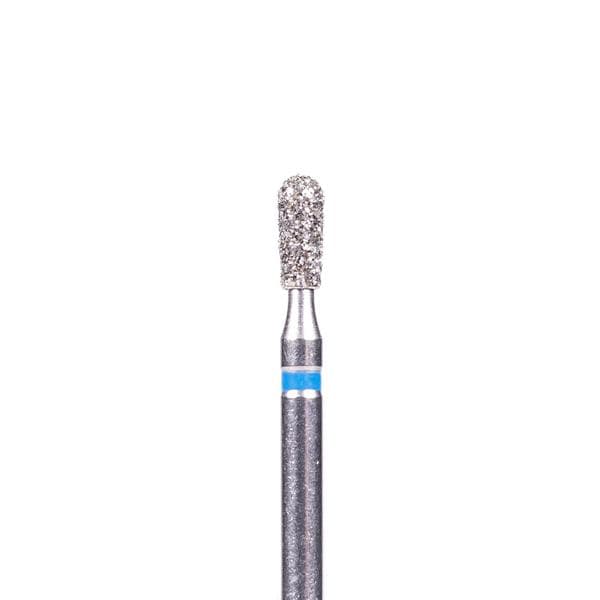 FG-Diamant Ultimate R-D, Birne, Form 830L - ISO 018, mittel (blau), Kopflänge 5 mm, Packung 5 Stück