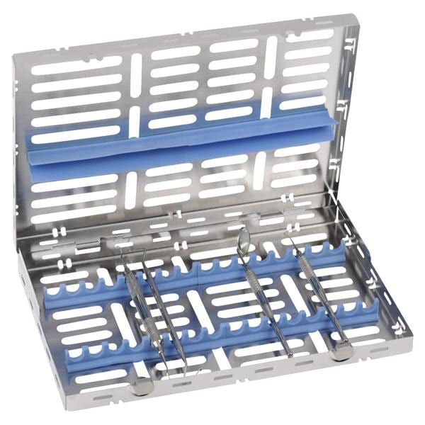 Classic Instrumentenkassette - Blaue Schienen, für 16 Instrumente