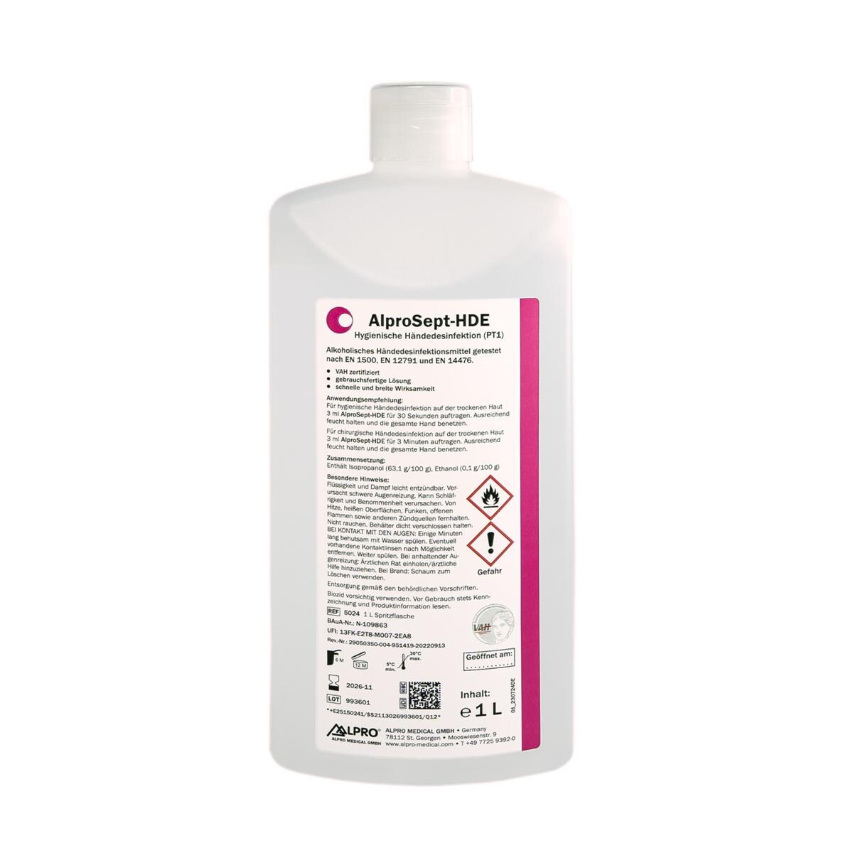 AlproSept-HDE - Flasche 1 Liter