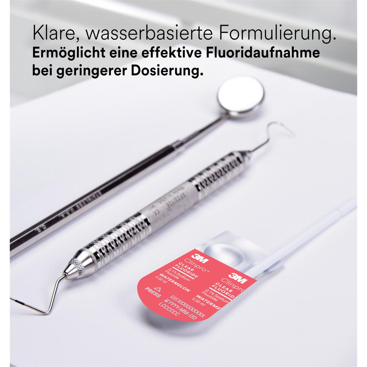 3M™ Clinpro™ Clear Fluorid, L-Pop™ - Wassermelone, Packung 100 Stück