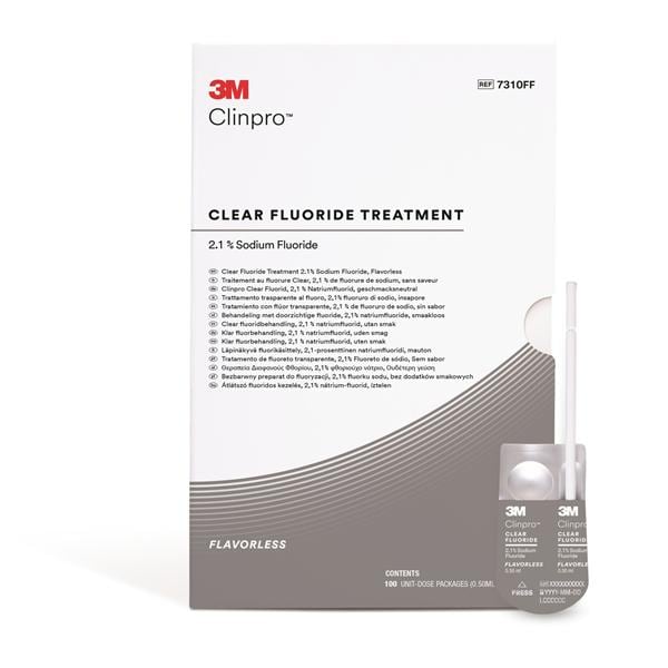 3M™ Clinpro™ Clear Fluorid, L-Pop™ - Neutral, Packung 100 Stück